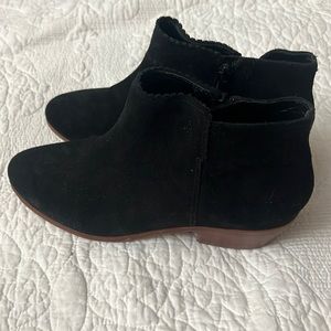 Jack Rogers Suede Black Booties Size 9